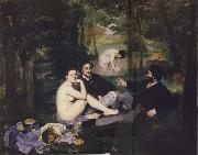 Edouard Manet Luncheon on the Grass painting